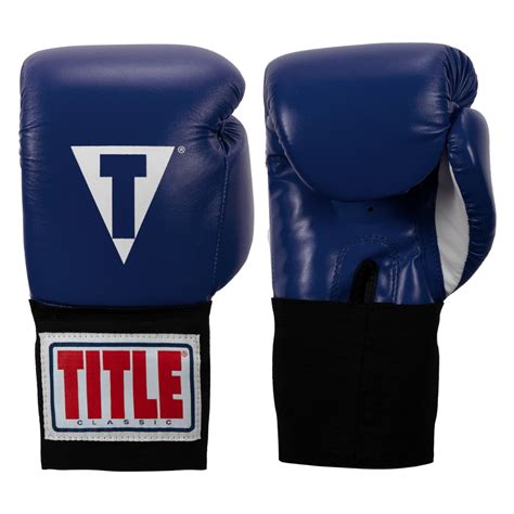 TITLE Classic USA Boxing Competition Gloves - Elastic