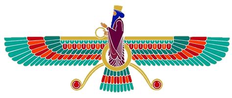 "Zoroastrian Symbol - Ahura Mazda" by Dipardiou | Redbubble