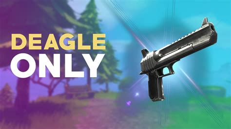 DEAGLE ONLY! - Fortnite CONSOLE - YouTube