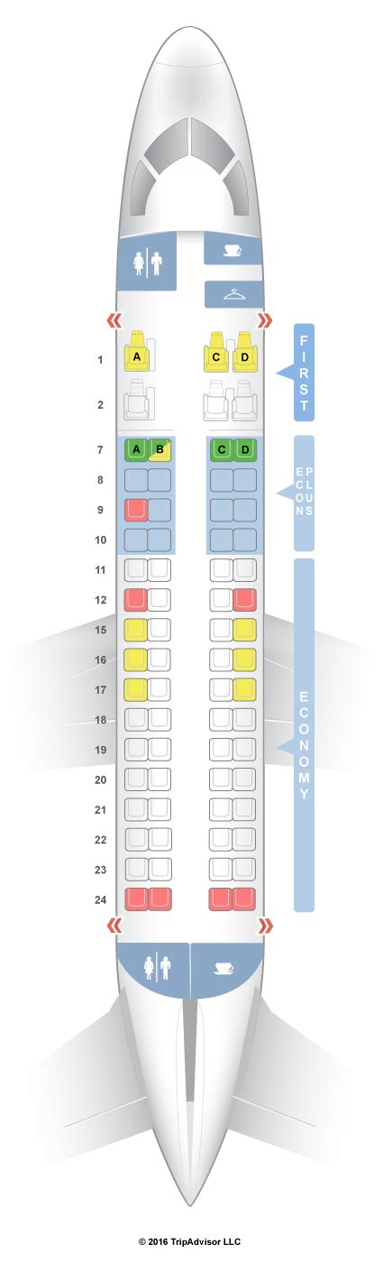 SeatGuru Seat Map United Embraer EMB 170