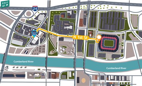 Warehouse Map – Parking Nissan Stadium