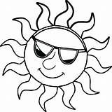 Sun Coloring Page Printable sketch template