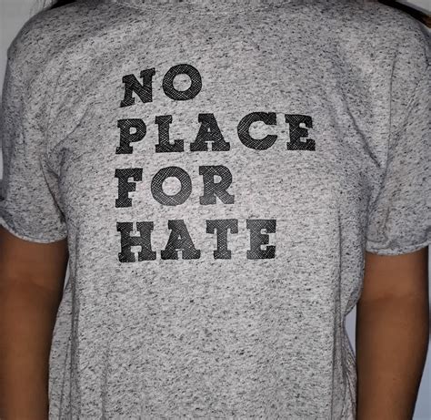 No Place For Hate Tee | Etsy