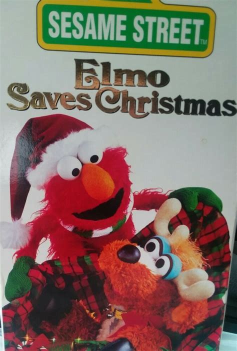 Sesame Street - Elmo Saves Christmas (VHS, 1996) for sale online | eBay | Sesame street, Elmo ...