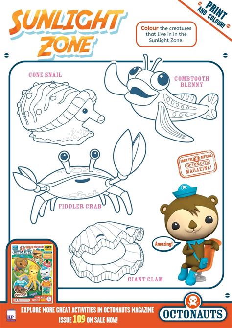 Octonauts on Twitter: "PRINT AND COLOR! Sound the Octo-Alert and grab a copy of the Octonauts ...