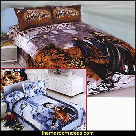 Harry potter bedroom decor, Harry potter bed sheets, Harry potter room decor