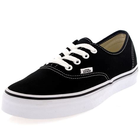 Womens Vans Authentic Canvas Lace Up Sneakers Casual Plimsolls Shoe US ...