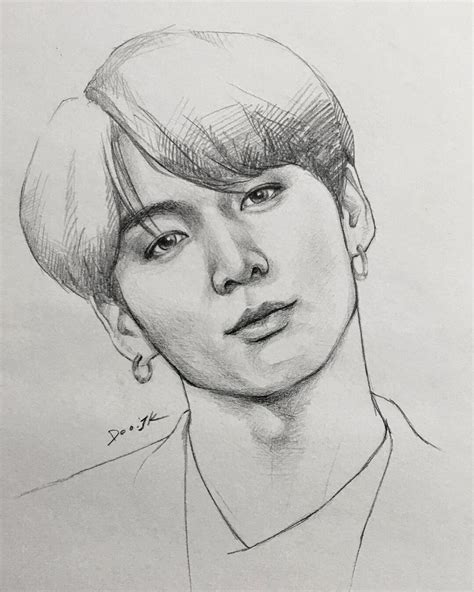 Pin by Ellen Rouse-Barron on Fanart | Bts drawings, Kpop drawings, Beauty art drawings