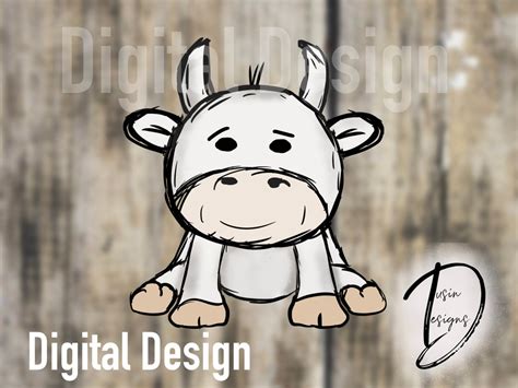 Buffalo PNG, Cute Buffalo PNG, Cartoon Buffalo - Etsy