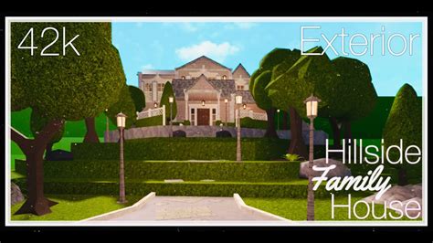 Bloxburg family hillside mansion