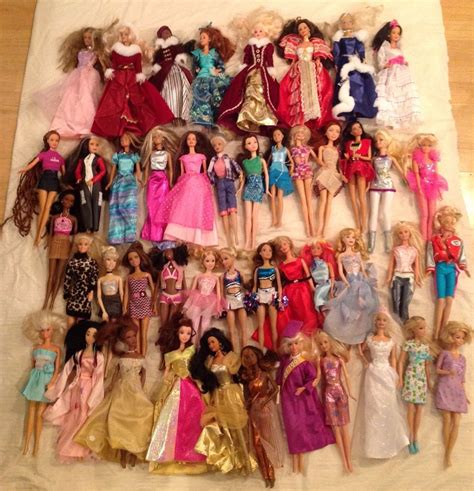 Barbie Doll Lot of 45 Vtg Barbie Mattel for Play or OOAK 1960's and up ...