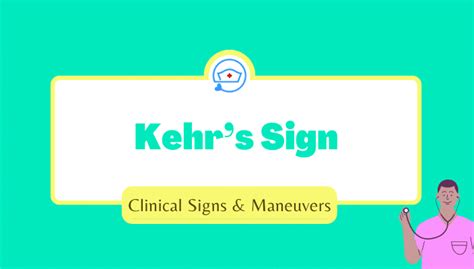 Kehr’s Sign |causes |how to assess - Nurseship.com