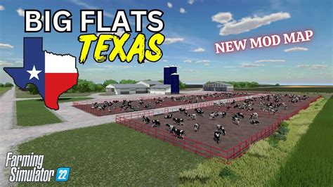 "BIG FLATS TEXAS" FS22 Map Tour/Review | New Mod Map | Farming Simulator 22 | PS5 - YouTube