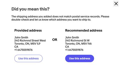 eBay Introduces Address Verification For Canada