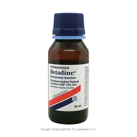 BETADINE SOLUTION 50ML (POVIDONE IODINE) | Lassana.com Online Shop