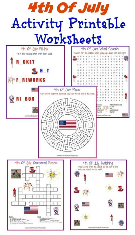 4th Of July Big And Small Worksheets For Pre-kindergarten | Math Application Worksheets