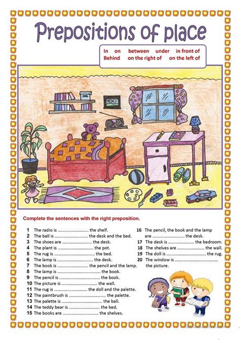 Prepositions of place (2). - English ESL Worksheets for distance ...