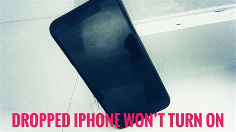 Dropped iPhone XR Screen Black! [Fixed] But Not Cracked/Won't Turn On