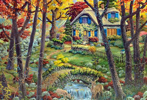 Best Sale 🔥 Wooden City Varies Pieces A Cottage In The Woods 🌟 | Cootage Puzzles Shop