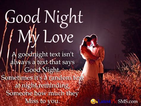 Good Night Love Messages with Photos | Latest Picture SMS