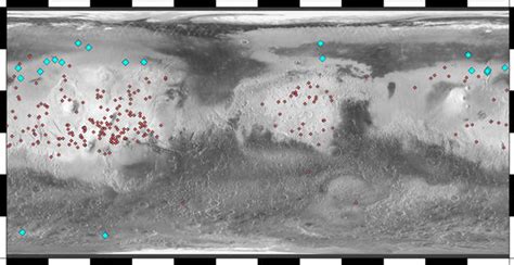 Locations of Ice-Exposing Fresh Craters on Mars – NASA Mars Exploration