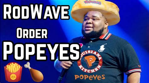 RodWave order Popeyes 🍗😭😭 - YouTube