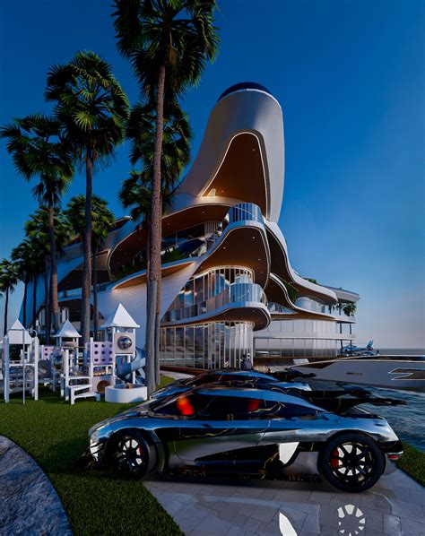 Messi Mansion in Miami by Veliz Arquitec|Visualization