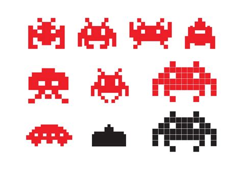 Space Invader Icons - Download Free Vector Art, Stock Graphics & Images