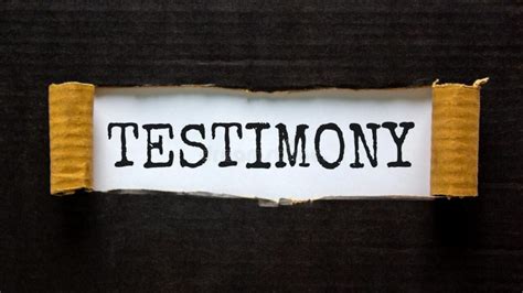 What Is A Testimony? Importance Of A Witness’s Testimony – Cab Risk