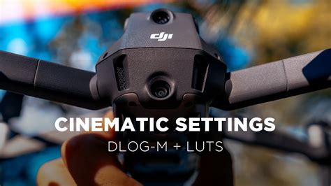 DJI MAVIC 2 PRO Best Camera Settings | DLOG-M + CINEMATIC LUTS - YouTube