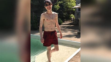 Elliot Page proudly shares first shirtless pool photo | Entertainment news and reviews | news ...