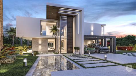 Modern Villa Exterior Luxury Exterior Modern Exterior House Designs | The Best Porn Website