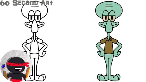 How To Draw Squidward Tentacles