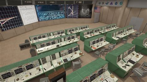 3D NASA Apollo 11 Mission Control Room MOCR2 1969 - TurboSquid 2047164