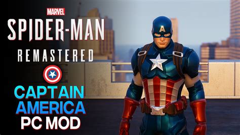 Spider Man remastered pc [MY MOD] - Captain America skin mod showcase gameplay, DOWNLOAD now. #2 ...