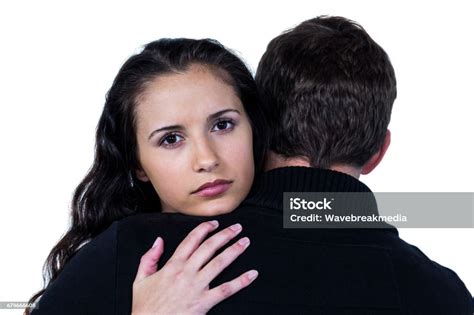 Sad Couple Hugging Stock Photo - Download Image Now - 18-19 Years, 20-24 Years, 20-29 Years - iStock