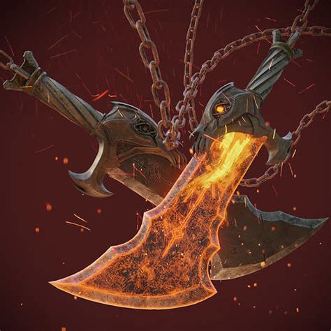 3D model Chaos blades God of war ragnarok VR / AR / low-poly | CGTrader