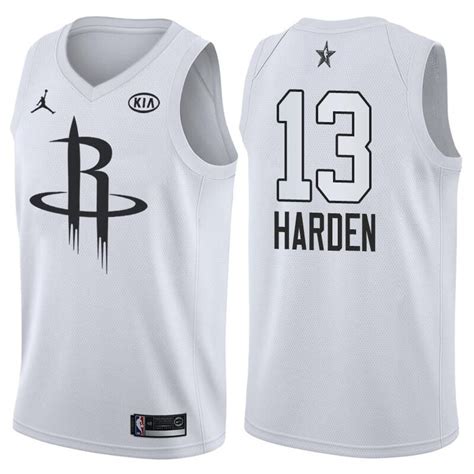 Rockets 13 James Harden Jordan Brand White 2018 All-Star Game Swingman ...