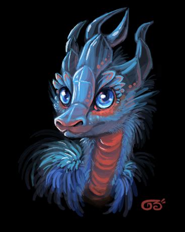 Baby ice dragon by griffsnuff on DeviantArt