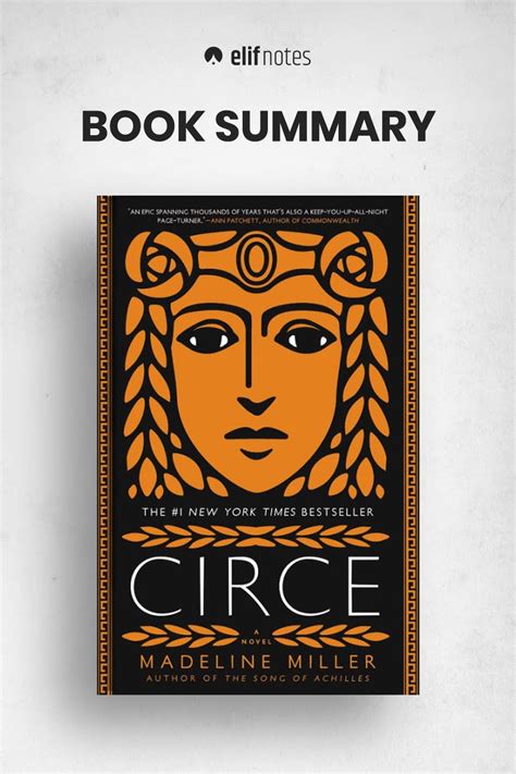 Circe Book Summary | A Famous Novel by Madeline Miller | Elif Notes | Book summaries, Books ...