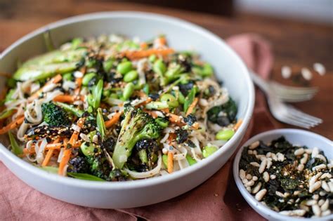 Grilled Broccoli and Miso Noodle Salad — Farm to Fork