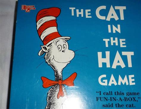 Vintage (1996) The Cat in the Hat board game published by University Games abd based on the Dr ...