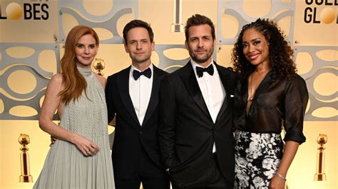 There was a 'Suits' cast reunion at the Golden Globes