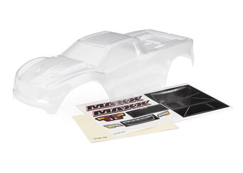 Traxxas Maxx Body for Maxx with Extended Chassis, Clear - Small ...