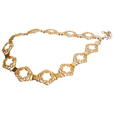 Vintage Chain Belt with Circular links For Sale at 1stDibs | vintage ...