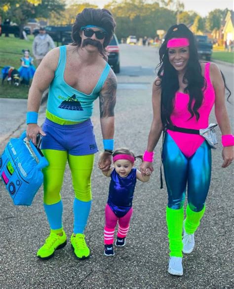 Family Halloween costume 80’s workout | 80s halloween costumes, 80s party costumes, 80s theme ...