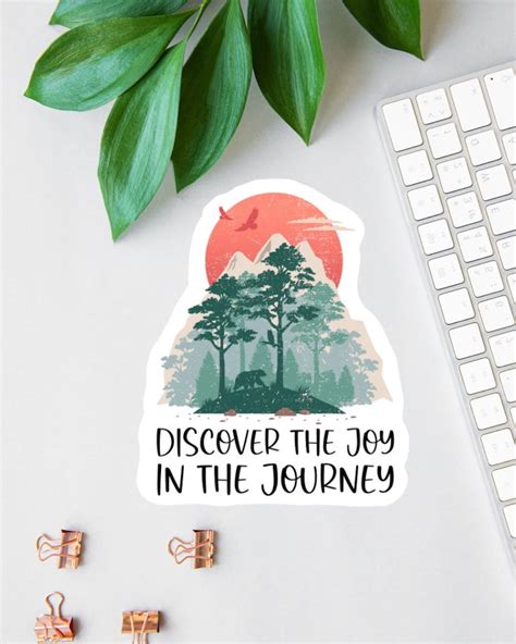 Discover the Joy in the Journey Stickers Encouraging Gifts - Etsy