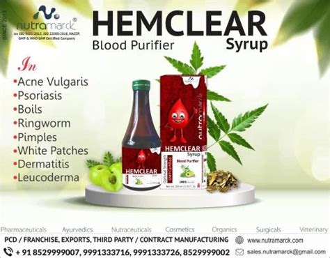 Hemclear Syrup, 200 mL at Rs 130/bottle in Karnal | ID: 26867571248