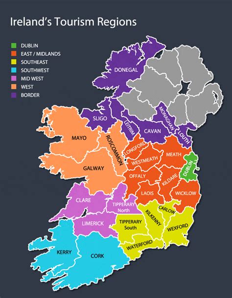 Maps Of Ireland | Printable Irish County Maps