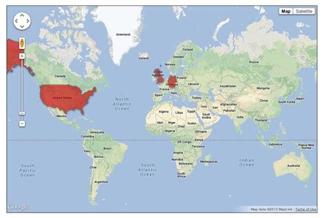 Highlight whole countries in Google Maps - Stack Overflow